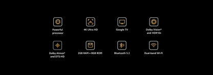 Xiaomi Mi TV Box S 2.ª generación, versión global, 4K Ultra HD, Bluetooth 5.2, 2 GB, 8 GB, Google TV, Asistente de Google, Smart TV Box