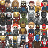 Marvel Avengers Superhero Building Blocks Iron Man Doctor Strange Hulk Thanos Spider-Man Venom Hawkeye Bricks Toys