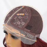 Black Brown Curly Wig Synthetic Lace Front Wigs For Women Blonde Orange Female Lace Wig 13X4.5X1 Cosplay Hair Daily Use