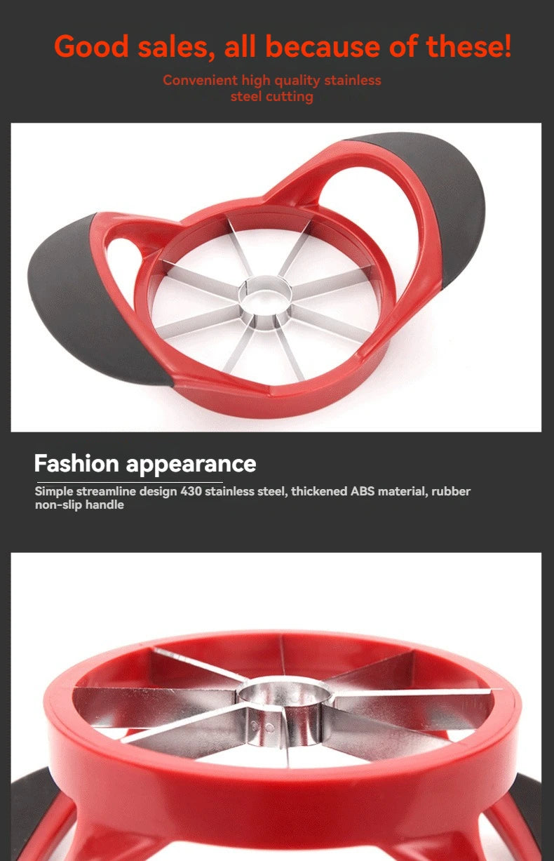 Stainless Steel Fruit Corer Fruit Cutter Apple Slicer Divider Plastic Handle Household Corer Cutting Fruit Tool