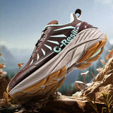 ONEMIX Trail Running Shoes Non-Slip Lightweight Sport Shoes Breathable Durable Hiking Male Athletic Anti-Slippery Men's Sneakers