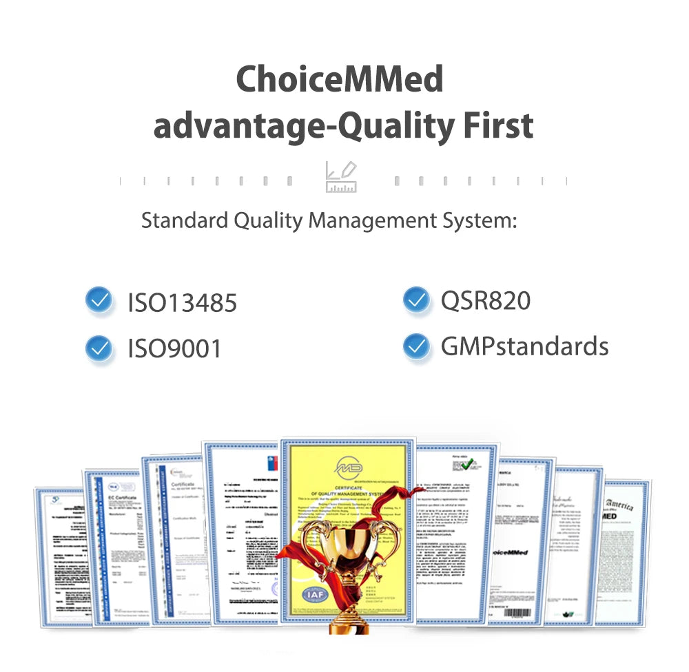 Oxímetro de pulso portátil recargable ChoiceMMed Medical, monitor de salud SPO2 PI PR para adultos, niños, bebés y recién nacidos.