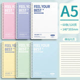 A5 B5 Thickened Spiral Notebooks Perforated Pages Loose-leaf Notebook for Students School Office Stationery Supplies