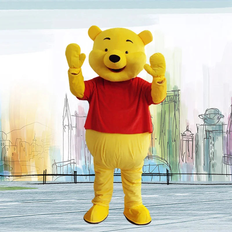 Disney Pooh Bear and Tigger Mascot Costumes Cartoon Characters Adult Cosplay Carnival Event Party Advertising Show Clothes Gifts