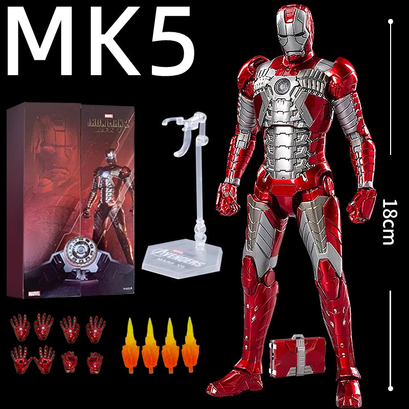 Figura de acción de Iron Man Legends, Mk42, War Machine, MK1, MK2, MK3, MK4, MK5, MK6, MK7, Avengers Spider-Man, Infinity War, ZD Original 