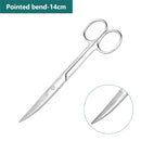 10cm/11.5cm/13cm/14cm/16 cm Animal Veterinary Vet Medical Stainless Steel Surgical Scissors Straight curved Tip Haircut Scissors