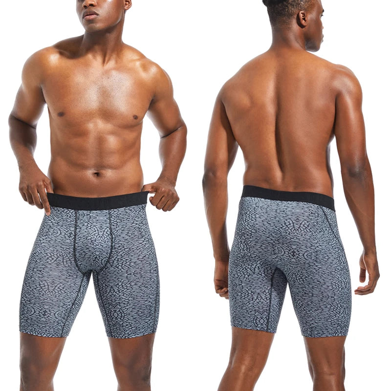 long Men's panties Sports Leggings boxershorts mens polyester underwear man boxers shorts Quick-drying boxer for men underpants
