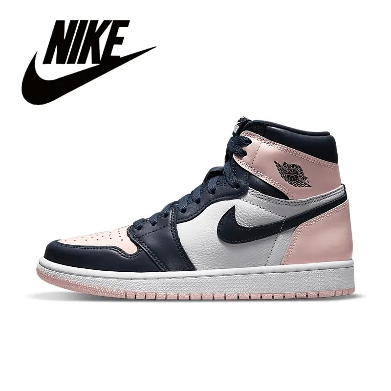Nike Men's Shoes Air Jordan 1 High AJ1 White Black High Top Retro Basketball Shoes