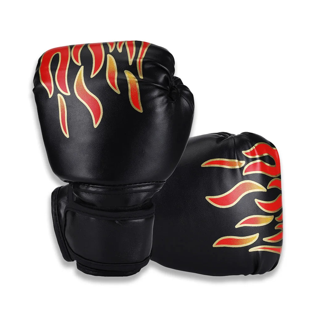 Kids Boxing Gloves Children Punch PU Leather Fitness Mitts Hitting Hand Protector Punch Target Bag MMA Training Sport Wristband