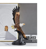 Chinese Style Simulated Eagle Ornaments Resin Decoration for Home Living Room Wine Cabinet Foyer Office Crafts