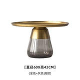 Artistic Glass Coffee Tables, Creative Design End Tables for Living Room , Stylish Accent Tea Table with Various Sizes & Colors