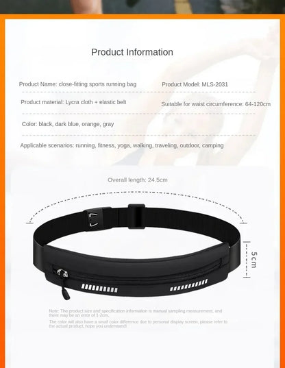 Phone Holder Jogging Training Key Belt Bike Accessories Pouch Packs Waist Running Bags Women Sports Fitness Waterproof