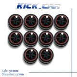 1/64 Wheels Tires Navy Blue set for VDiecast Model Cars Collection Toy for Hot Wheels Hobby Modified Parts 5 set/pack