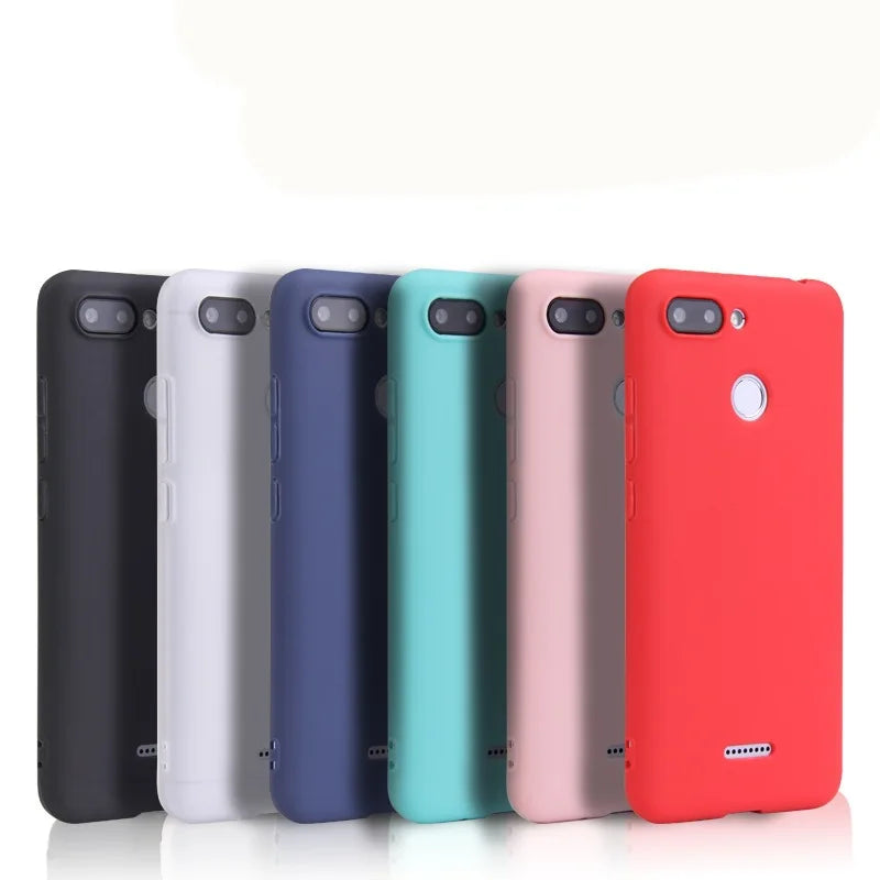 Funda de silicona TPU mate para Xiaomi Redmi 6 6A (5,45 pulgadas)