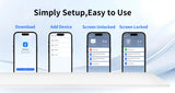 EforLink Computer Touchless ScreenLock, Automatic Locking, UWB High-Precision Ranging, USB Security Key, Windows Security Key