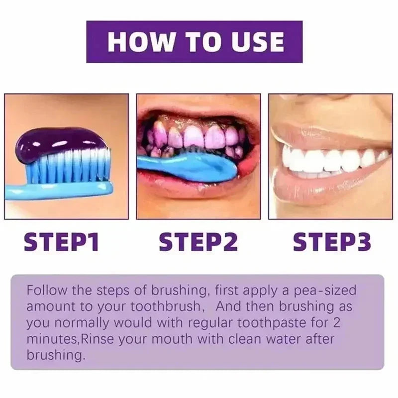 New Teeth Whitening Toothpaste 5D Oral Hygiene Cleaning Teeth Whitening Tool Fresh Breath Teeth Care