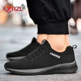 Zapatillas deportivas YRZL para hombre, ligeras, deportivas, clásicas, de malla, transpirables, informales, antideslizantes, a la moda