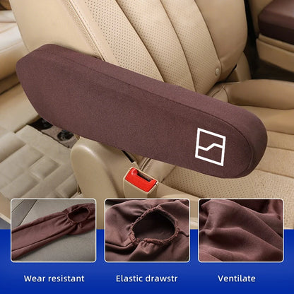 Car Seat Armrest Protector Cover Fabric Elbow Support Case Accessories For Zeekr X 001 009 2022 2023 2024 EV 2021-2023 Krypton