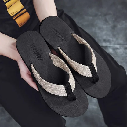 2024 Summer New Fashion Non-slip Casual Slippers Personalized Sandals Beach Shoes Creative Korean Style 