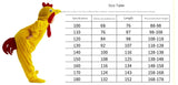 Adult Children Hen Rooster Duck Chick Costume Cosplay Props Performance Clothing Dance Cartoon Animal Clothing