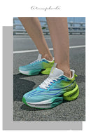 New Men's Carbon Plate Sneakers Outdoor Soft Sole Mesh Sports Shoes Running Shoes Light Anti-Slip Casual Couple Tennis Shoes