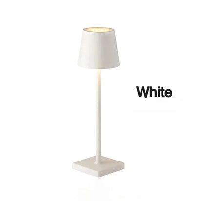 Table Lamp LED Touch Sensor Desktop Night Light Rechargeable Wireless Reading Lamp For Hotel Bar Restaurant Bedroom Decor Light