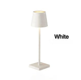 Table Lamp LED Touch Sensor Desktop Night Light Rechargeable Wireless Reading Lamp For Hotel Bar Restaurant Bedroom Decor Light