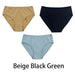 Beige Black Green