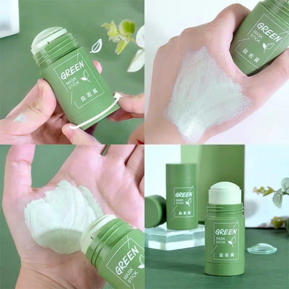Original Green Tea Deep Remove Blackheads Acne Mud Mask Stick Shrink Pores Dispel Acne Cream Treat Pimple Korean Clean Skin Care