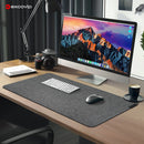EXCO Large Felt Desk Pad Extended Mouse Keyboard Mat Non-Slip Base Computer Desktop Soft Protector for Gaming Office Home Laptop