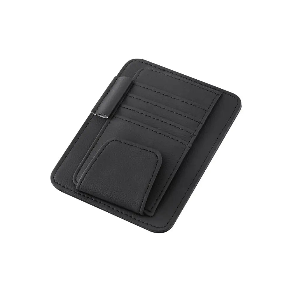 Visor Storage Multi-Pocket Car Sun Visor Document Storage Multi-functional Pen Card Glasses Clip Holder Organizer Interior Acces