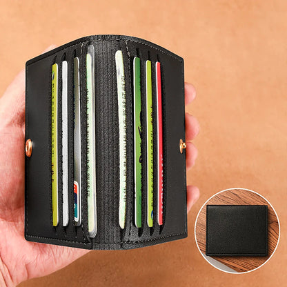 1 funda para tarjetas, delgada y compacta, para identificación bancaria, para licencia de conducir, sencilla y antidesmagnetización.