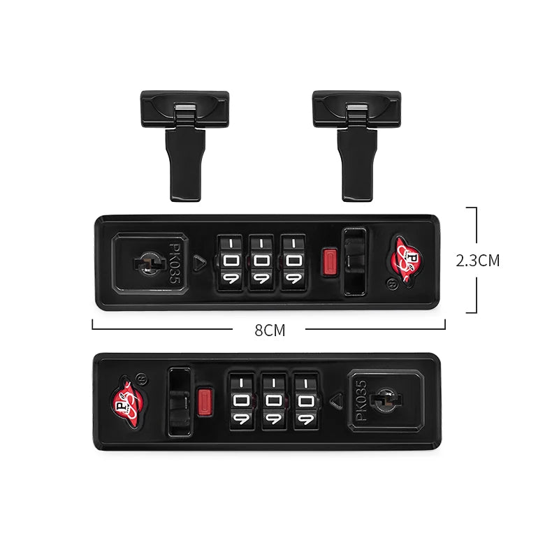 TSA Customs Lock Luggage Compartment Password Lock Accessories PKE Buckle Trolley Case Accessories Buckle Luggage Bag Lock
