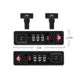 TSA Customs Lock Luggage Compartment Password Lock Accessories PKE Buckle Trolley Case Accessories Buckle Luggage Bag Lock