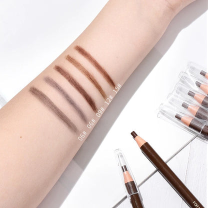 Waterproof Art Tint Makeup Eye Brow Pen 5pcs Professional Microblading Pencil Eyebrow Tattoo Tint Enhancers Cosmetic Wholesale