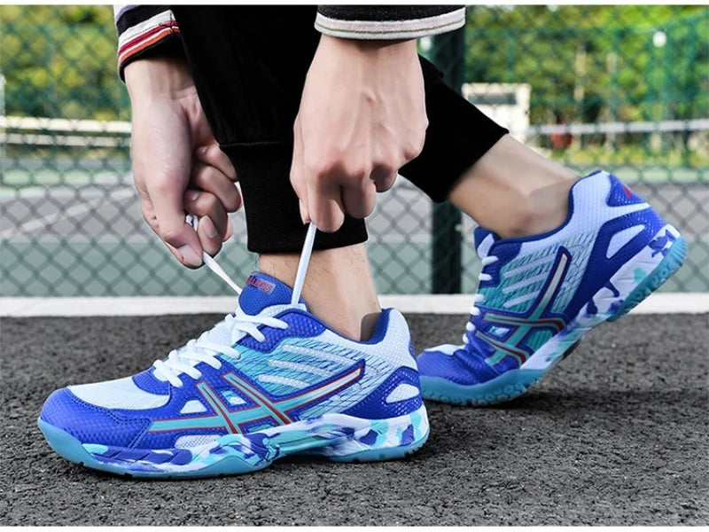 Badminton Shoes For Men And Women Lightweight Breathable Non-Slip Wear-Resistant Table Tennis Indoor Tennis Sports Shoes