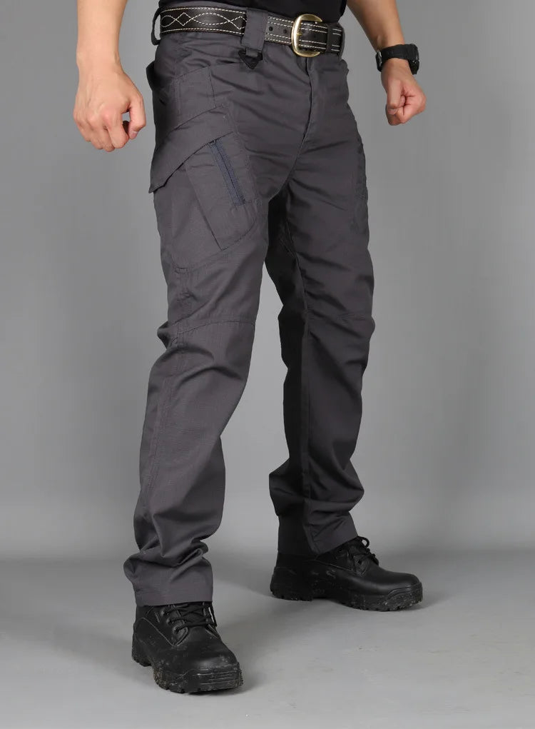 Tactical Waterproof Pants SWAT Combat Army Trousers Many Pockets Waterproof Wear Resistant Casual Cargo Pants Men 2022