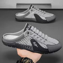 2025 Summer New Half Carrier Men's Shoes Soft Sole Casual Comfortable Sneakers Men's Slip-on Beanie Shoes sneakers for men