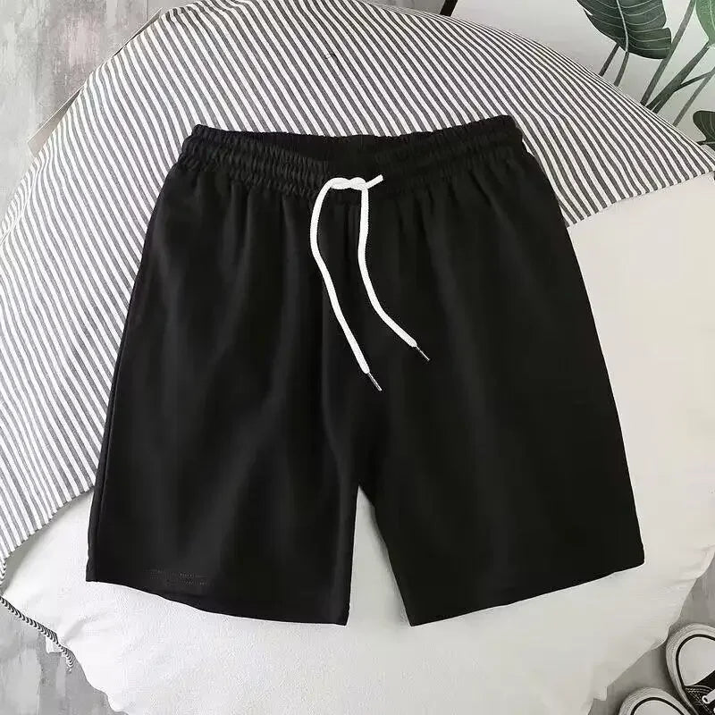 Trendy Brand Casual Loose-fit Men's Shorts Summer Home Comfort Sweatpants Sleepwear Stylish Five-piece Pants