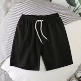 Trendy Brand Casual Loose-fit Men's Shorts Summer Home Comfort Sweatpants Sleepwear Stylish Five-piece Pants
