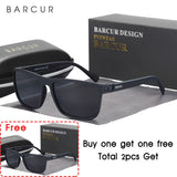 BARCUR Men Polarized Sunclasses TR90 Light Weight Fishing Travel Sun Glasses Women Outdoor Eyewear Accessory Oculos