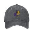 Fashion LA Lakers Skeleton Hand Sign Baseball Caps Women Men Snapback Cap Female Male Visors Sun Hat Unisex Adjustable