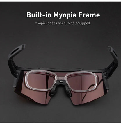 Polarized Cycling Glasses 4 Lens 2025 Men Women Sport Fishing Running Sunglasses Road Mountain Bike Goggles MTB Bicycle Eyewear