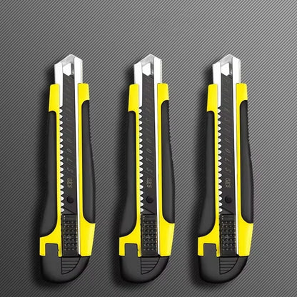 Large Art Knife Stainless Steel Paper Cutter Multi Purpose Plastic Handle Durable Stationery Supplies for Diy Craft Wallpaper