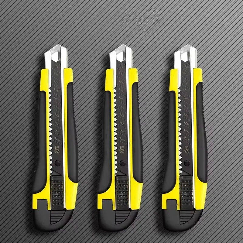 Large Art Knife Stainless Steel Paper Cutter Multi Purpose Plastic Handle Durable Stationery Supplies for Diy Craft Wallpaper