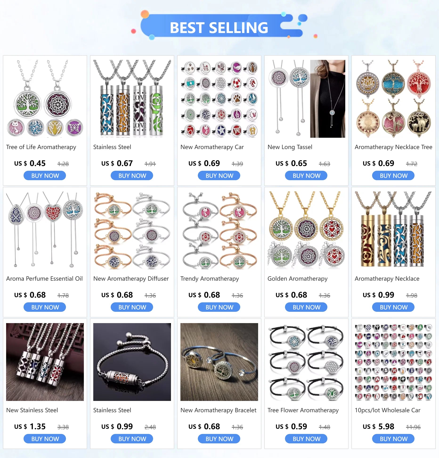 Tree of Life Aromatherapy Necklace Perfume Essential Oil Diffuser Alloy Stainless Steel  Locket Pendant Aroma Diffuser Necklace