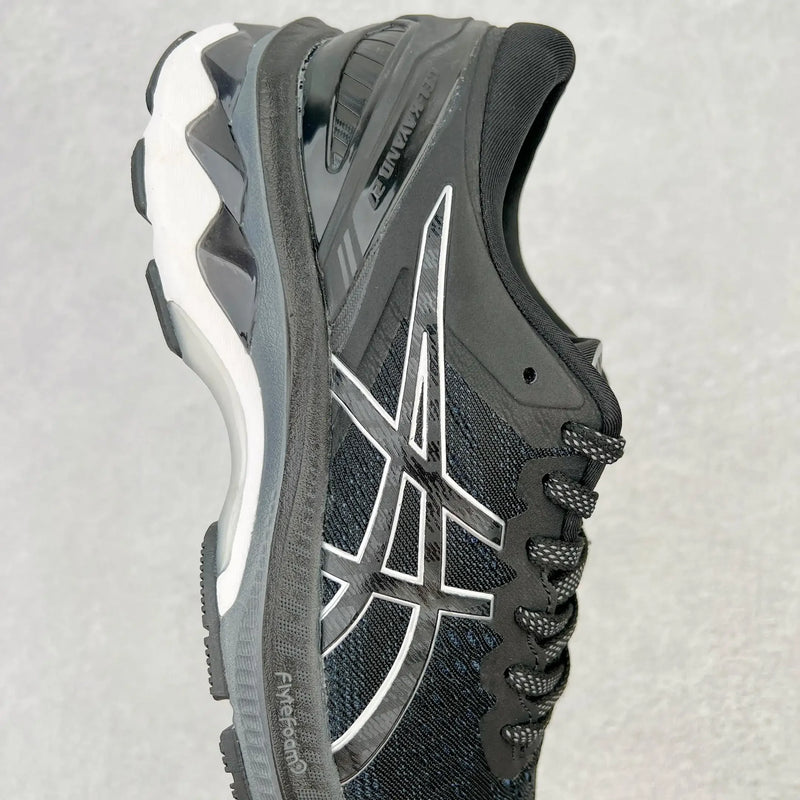 Zapatillas de running Asics Gel Kayano 27 Original para hombre, color negro, amortiguación Gel Kayano 27 K27, transpirables.