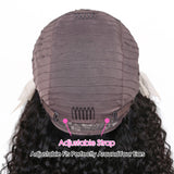 Short 8 to 16 Inch Kinky Curly Bob Human Hair Wig Pre-Plucked T Part Lace Peruvian Curly Human Hair Bob Wigs For Women and Girls