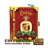 Dream Princess 3D Storybook Building Blocks Books Anime Film MOC Bricks Toys Cute Fairy Tales Model Children Girl Birthday Gifts
