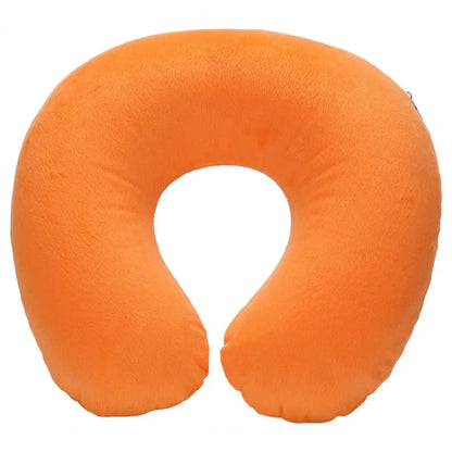 Almohada de cuello en forma de U, inflable, para aliviar la fatiga, para viajes, reposacabezas de vuelo, cojín para dormir en forma de U para avión.